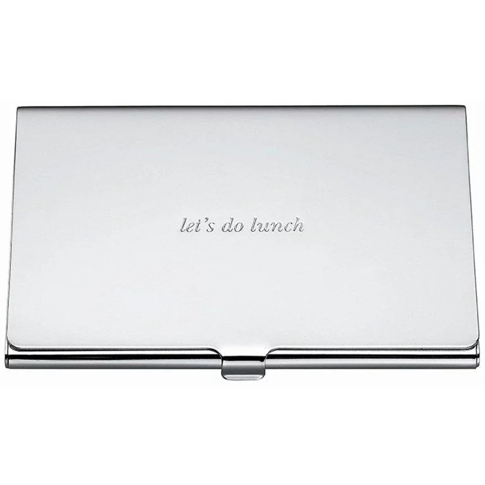Kate Spade “let’s do lunch” business card holder